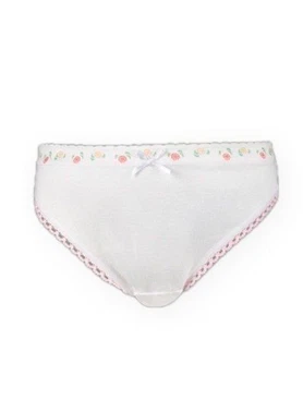 Çift Kaplan Çift Kaplan Çiçekli Lastikli Çocuk Külot 380