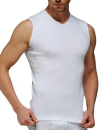 Çift Kaplan Çift Kaplan Ribana V Yaka Kolsuz Atlet 921