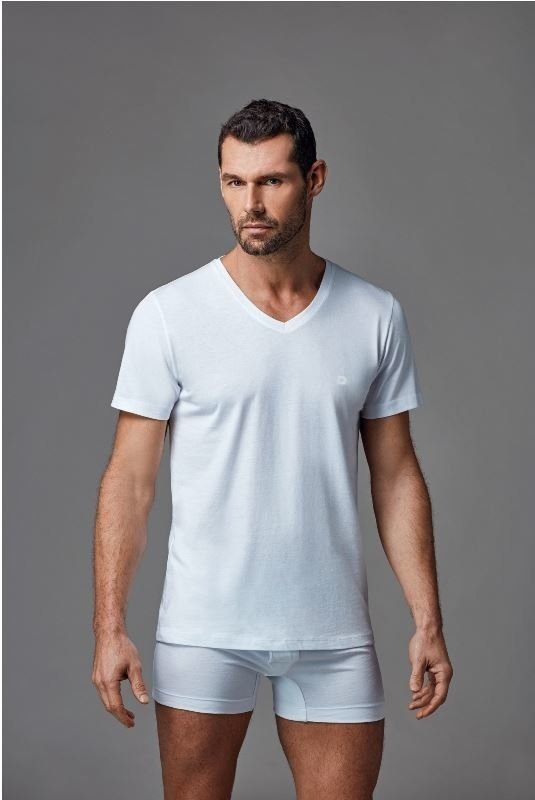 Compact V Yaka T-Shirt Dagi D5030