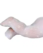 Daymod Fiyonk Baskılı Bebe Külotlu Çorap D2125066 Beyaz