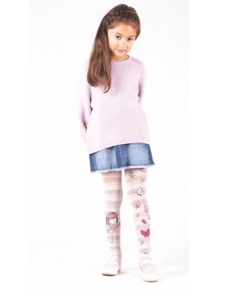 Daymod Floral Çocuk Külotlu Çorap D2125132