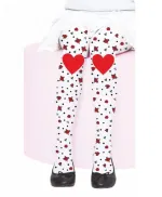 Daymod Gül Çocuk Külotlu Çorap D2125143 Beyaz-Pembe