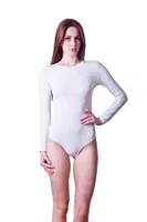 Dono Çıtçıtlı Uzun Kol Body - 2340 Beyaz