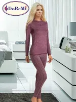 DoReMi Bayan Termal Sport & Home Wear Bordo