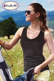 DOREMI DoReMi Kalın Askılı Antrasit Bayan Tişört