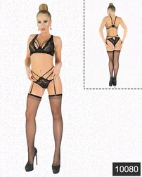 Elawin Elawin Fantazi Erotik  Dantelli Jartiyer Takım 10080