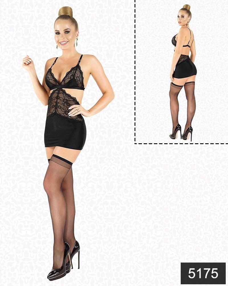 Elawin Fantazi Likralı Saten BabyDoll 5175