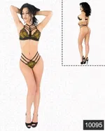 Elawin Seksi Sarı Lamine Jartiyer Takım 10095 Sarı