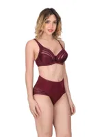 Emay 177 B CUP Toparlayıcı Minimizer Sütyen Külot Takım Bordo görsel 6