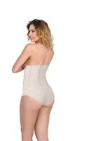 Emay Altı Agraflı Özel Slip Body Siyah Korse 2886 Ten detay görünüm