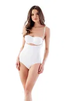 Emay Seamless Göğsü Açık Slip Boy Korse 2073 Beyaz görsel 4