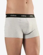 Erkek Likralı Boxer 1716-A Öztaş Gri Melanj detay görünüm
