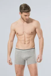 Türen Erkek Likralı Boxer (2'li Paket) Türen 126/GRİ