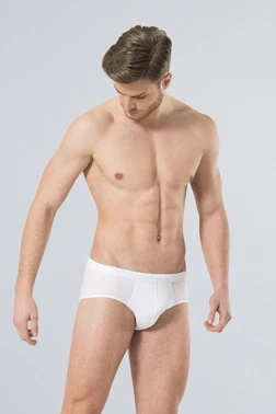 Türen Erkek Ribana Kom Slip (2'li Paket) Türen 155/BEYAZ - Alternatif Görünüm