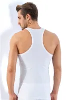 Erkek Sporcu Atlet Lüx DRM 1008 Beyaz görsel 6