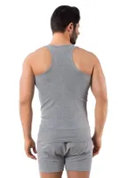 Erkek Sporcu Atlet Lüx DRM 1008 Gri detay görünüm