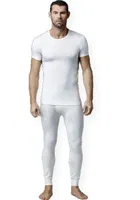 Erkek Termal O Yaka Kısa Kol T-Shirt Dagi D6120 Ekru