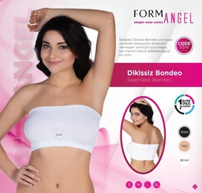 Dikişsiz Straplez Bondeo Sütyen Form Angel 5314
