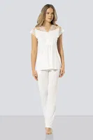 Hamile/Lohusa Pijama Takımı Türen 3294/KREM Krem farklı açı