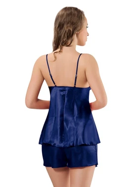 Sistina İki Parça Saten Gecelik Sistina M-331 - Alternatif Görünüm