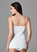 İnce Askılı Atlet 2 li Dagi 5007KC Beyaz detay görünüm