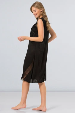 Türen Kadın Battal Gecelik Türen 3124/SİYAH - Alternatif Görünüm