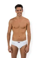 Kom Erkek 2'li Slip Nefes Alabilen Hafif Cotton- Ariel Beyaz
