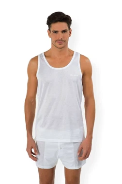 Kom Kom Erkek Atlet - Elite Pamuk Merserize Askılı Erkek Atlet