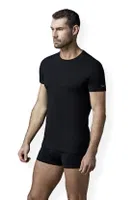 Konpakt Likralı O Yaka T-Shirt Dagi D5120 Siyah