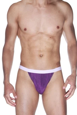 La Blinque La Blinque Erkek Deri Görünümlü Tanga Çamaşır 15548