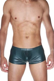 La Blinque La Blinque Erkek Yeşil Deri Görünümlü Boxer 15527
