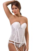 Le Jardin Jartiyerli Büstiyer Takım 5800 Beyaz