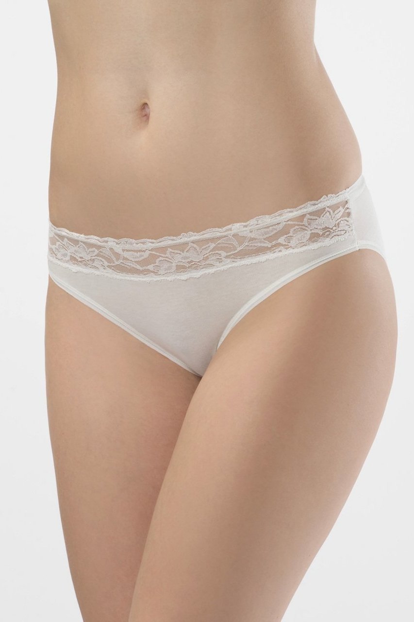 Likralı Dantelli Bikini (2'li Paket) Türen 262/KREM