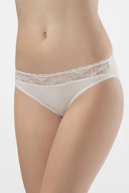 Türen Likralı Dantelli Bikini (2'li Paket) Türen 262/KREM