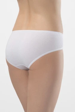 Türen Likralı Dantelli Bikini (2'li Paket) Türen 961/BEYAZ - Alternatif Görünüm