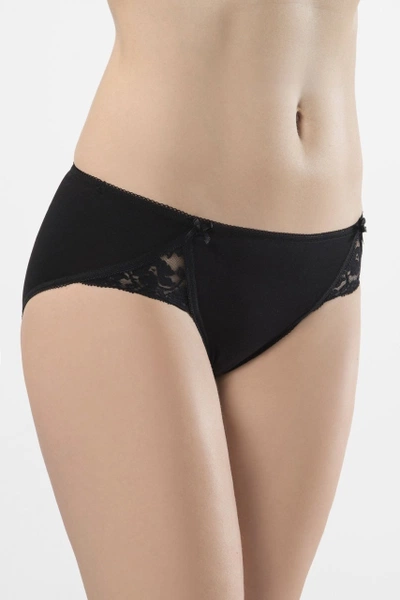 Likralı Dantelli Bikini (2'li Paket) Türen 961/SİYAH