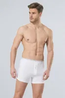 Likralı Düğmeli Boxer (2'li Paket) Türen 135/BEYAZ Beyaz detay görünüm