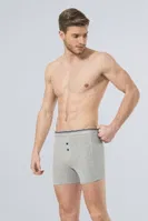 Likralı Düğmeli Boxer (2'li Paket) Türen 135/GRİ Gri