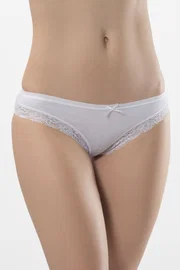 Türen Likralı Fistolu Bikini (2'li Paket) Türen 238/BEYAZ