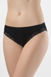 Türen Likralı Fistolu Bikini (2'li Paket) Türen 238/SİYAH