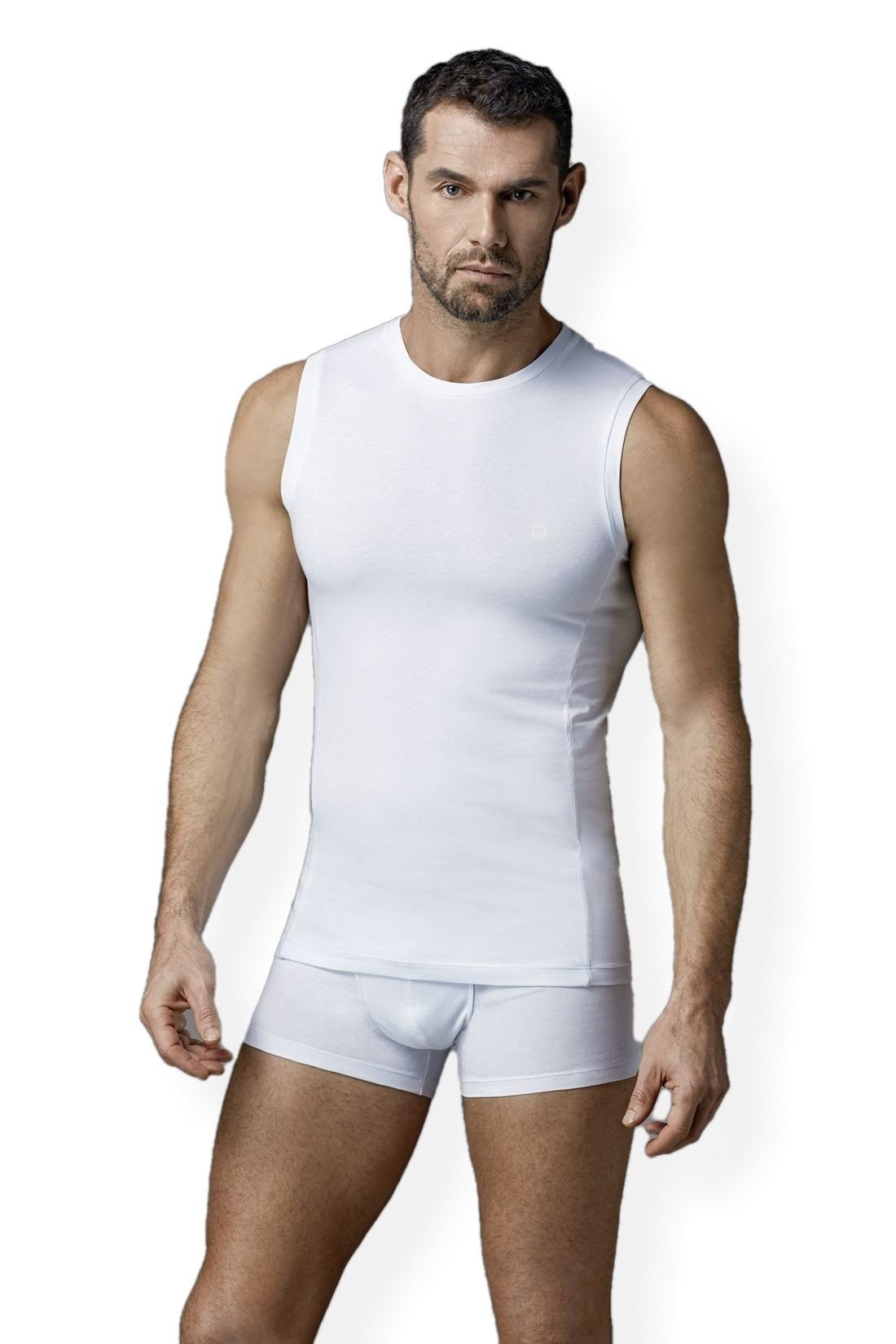 Likralı Kolsuz O Yaka T-Shirt Dagi D5090