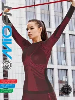 MioFit Comfortable Fit Dry Bayan Tişört Siyah-Pembe