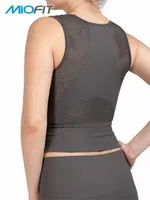 MioFit Efficiency Seamless Bayan Spor Atlet Charcoal Grey farklı açı