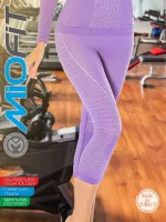 MioFit Energy Dry Fit Short Bayan Tayt Lila farklı açı