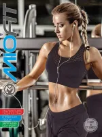 MioFit Fishnet Spor Sütyeni Siyah