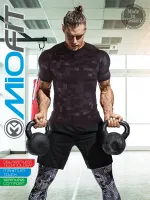 Miofit Lightweight Running Tişört Siyah-Gri görsel 6
