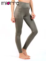 Yüksek Bel Toparlayıcı Haki Spor Taytı Miorre Haki detay görünüm