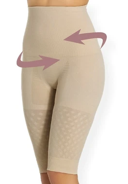 Miss Fit Miss Fit Çift Kat Tam Mideli Silikonlu Kaymaz Korse 1228