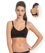 Miss Fit Minimizer Sütyen 1503 Siyah görsel 4