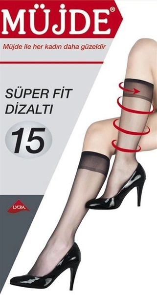 Müjde Fit 15 Dizaltı Çorap